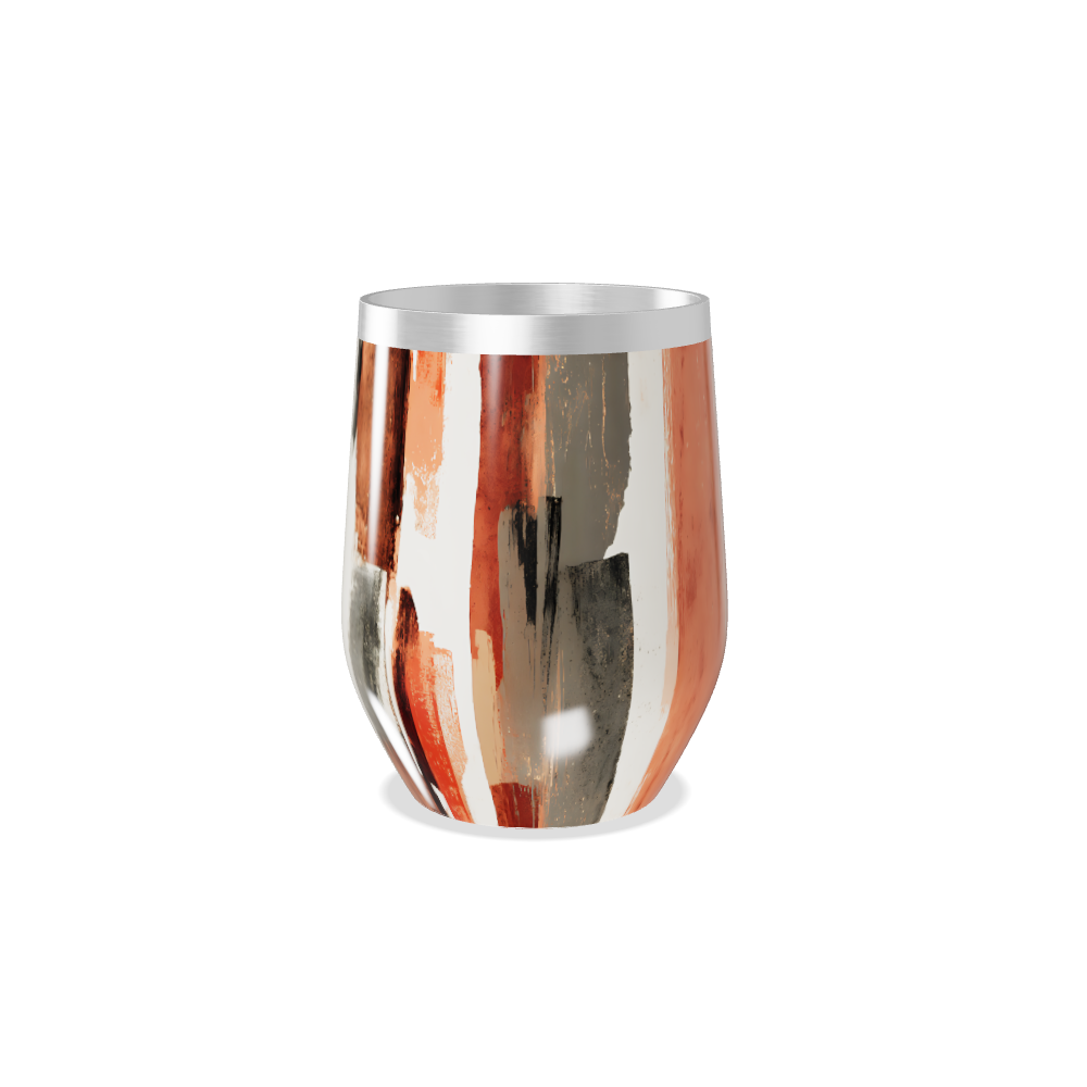 Copo Térmico Slim - Abstrato Colorido Aço