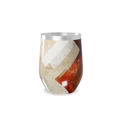 Copo Térmico Slim - Listras Coloridas Inox