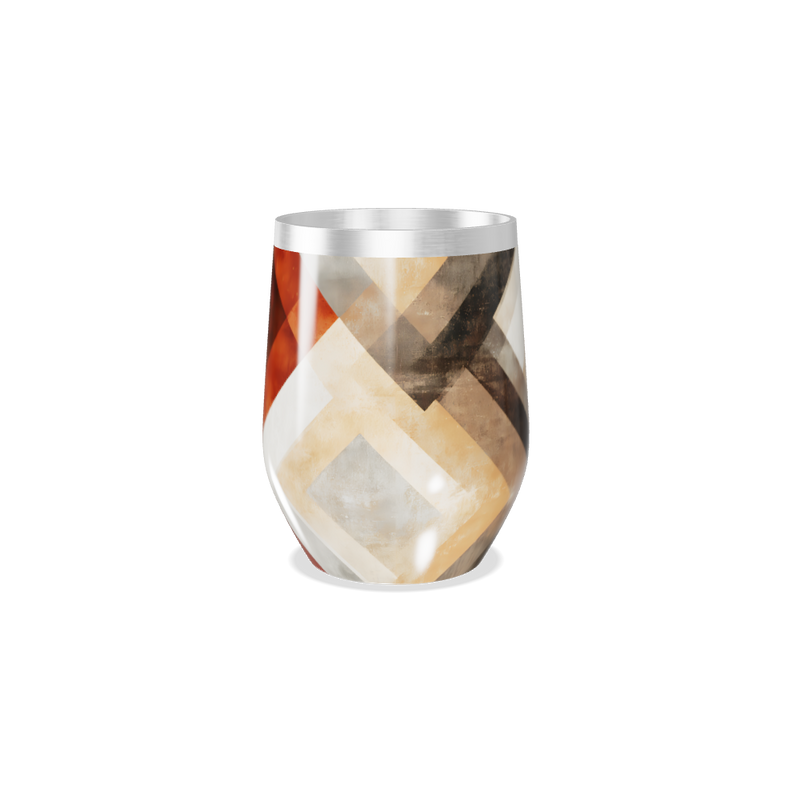 Copo Térmico Slim - Listras Coloridas Inox