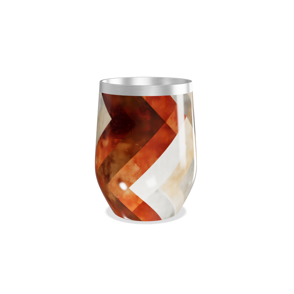 Copo Térmico Slim - Listras Coloridas Inox