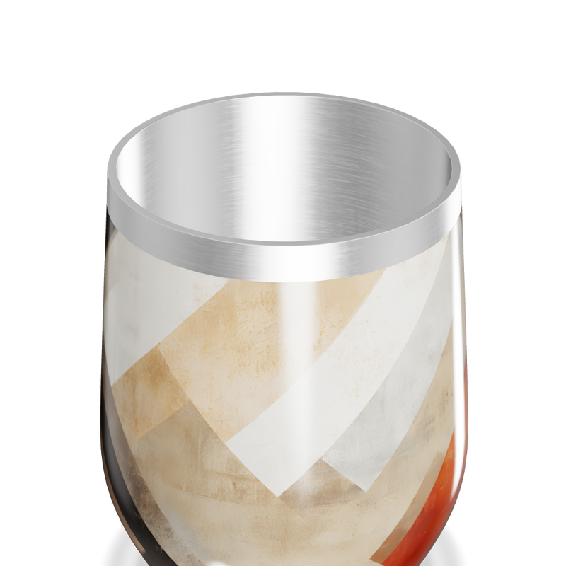 Copo Térmico Slim - Listras Coloridas Inox