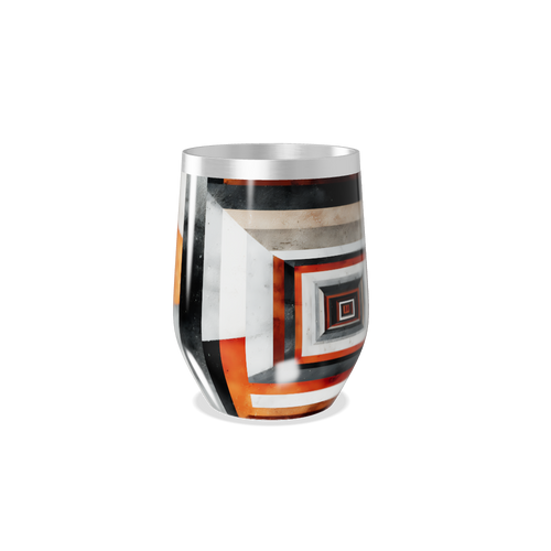 Copo Térmico Slim Estampado Geométrico Colorido