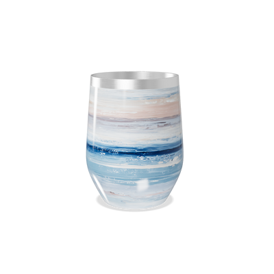 Copo Térmico Slim - Pintura Azul e Rosa