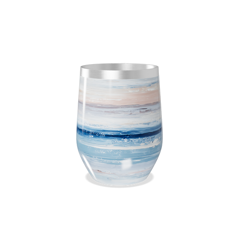 Copo Térmico Slim - Pintura Azul e Rosa