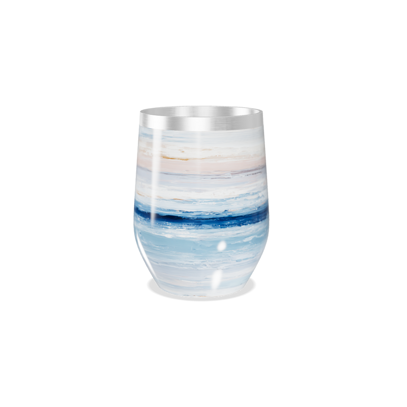 Copo Térmico Slim - Pintura Azul e Rosa