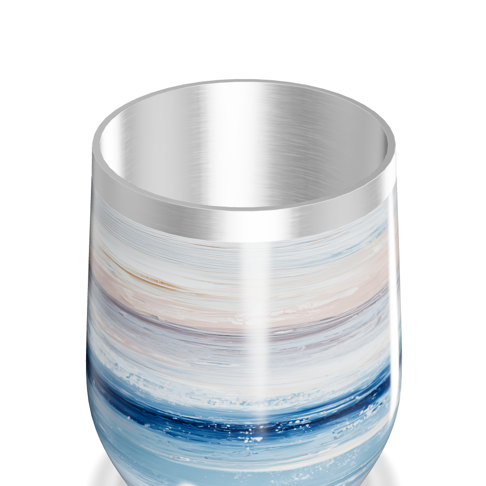 Copo Térmico Slim - Pintura Azul e Rosa