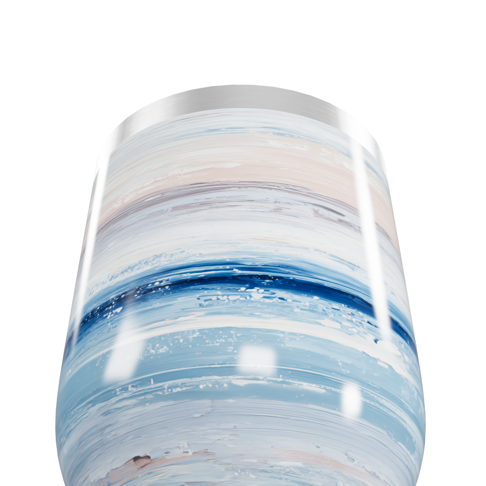 Copo Térmico Slim - Pintura Azul e Rosa