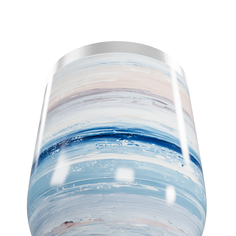 Copo Térmico Slim - Pintura Azul e Rosa