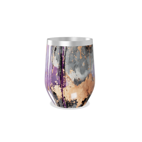 Copo Térmico Slim - Estampa Mármore Colorido