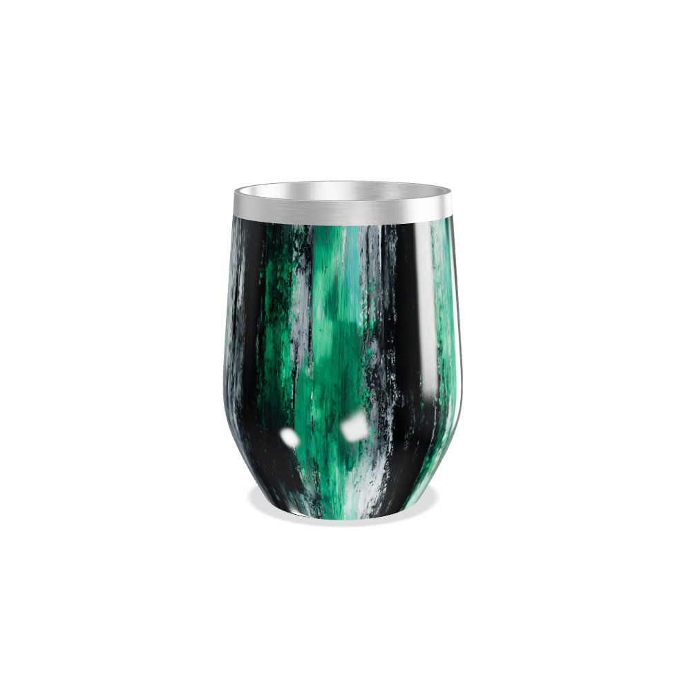 Copo Térmico Slim - Verde e Preto Texturizado