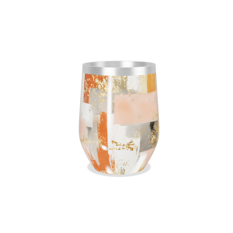 Copo Térmico Slim - Estampa Abstrata Colorida