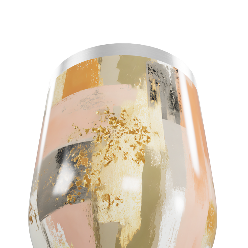 Copo Térmico Slim - Estampa Abstrata Colorida