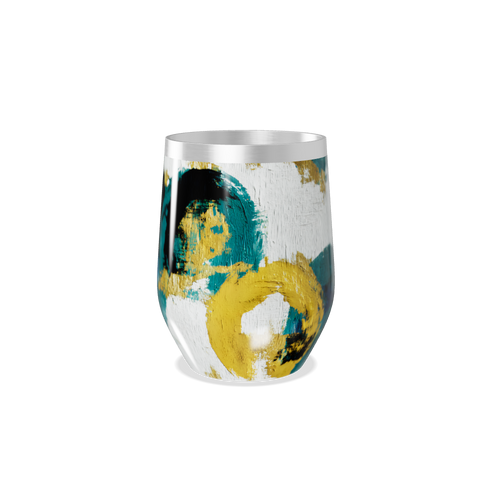 Copo Térmico Slim - Abstrato Colorido Aço Inox