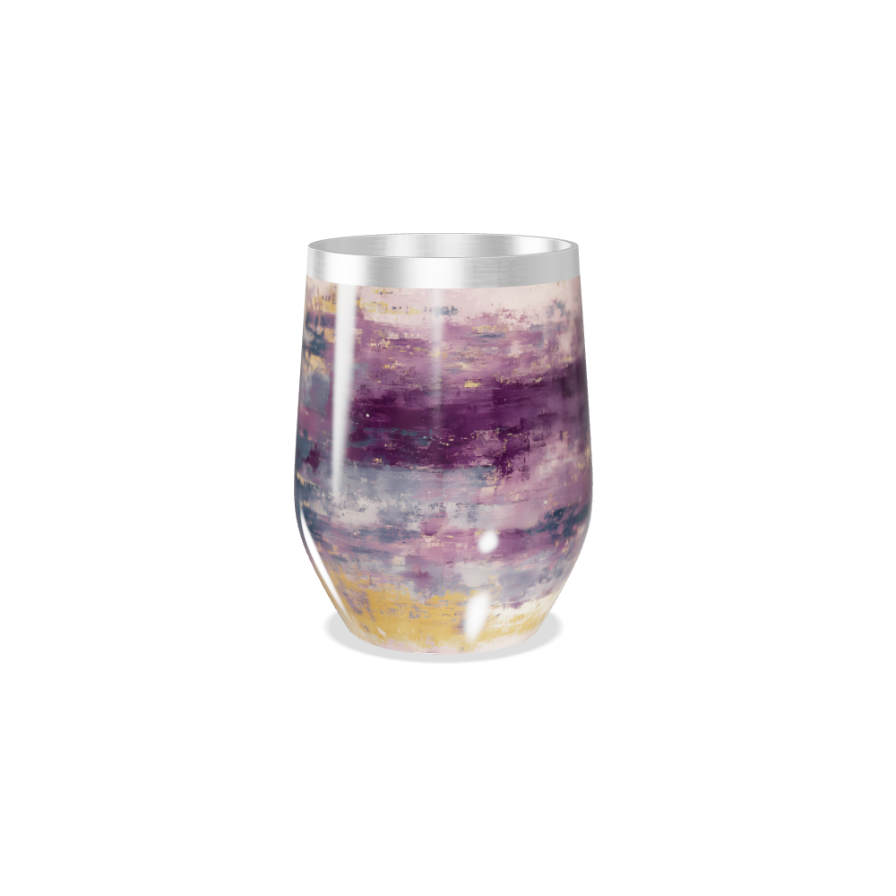 Copo Térmico Slim - Estampa Abstrata Colorida