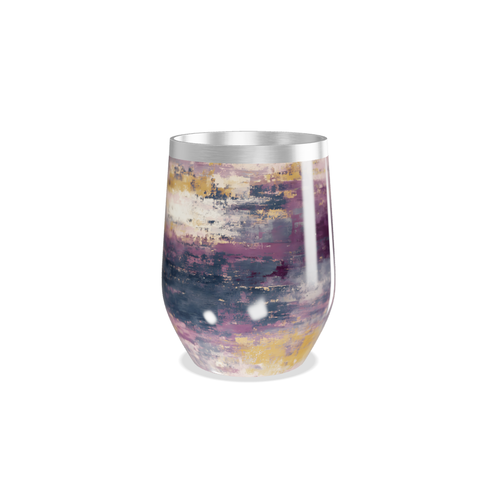 Copo Térmico Slim - Estampa Abstrata Colorida