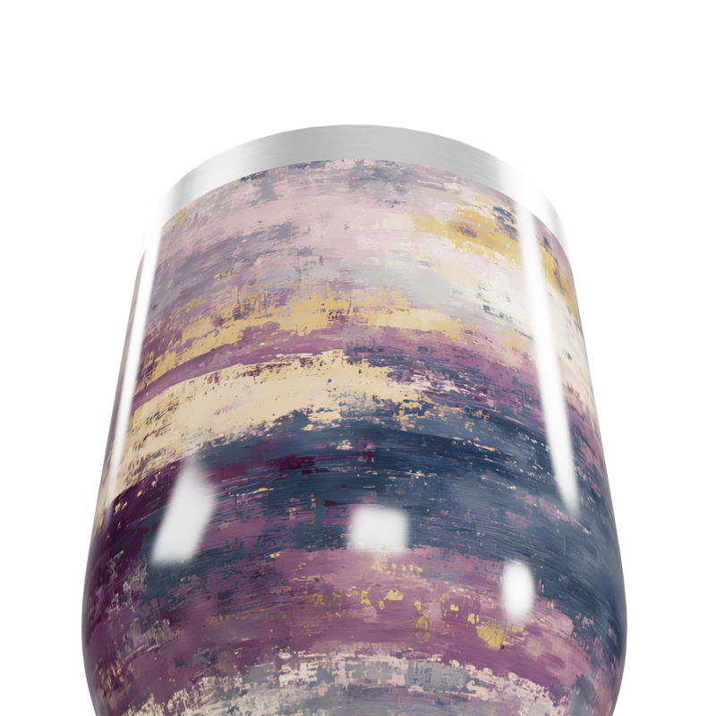 Copo Térmico Slim - Estampa Abstrata Colorida