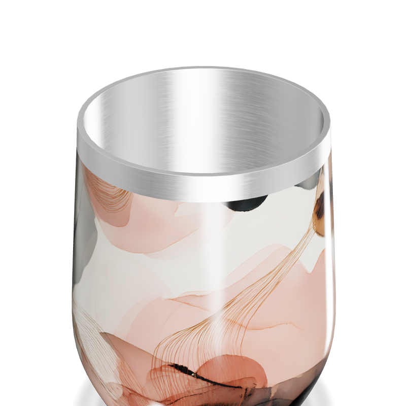 Copo Térmico Slim - Estampa Abstrata Colorida