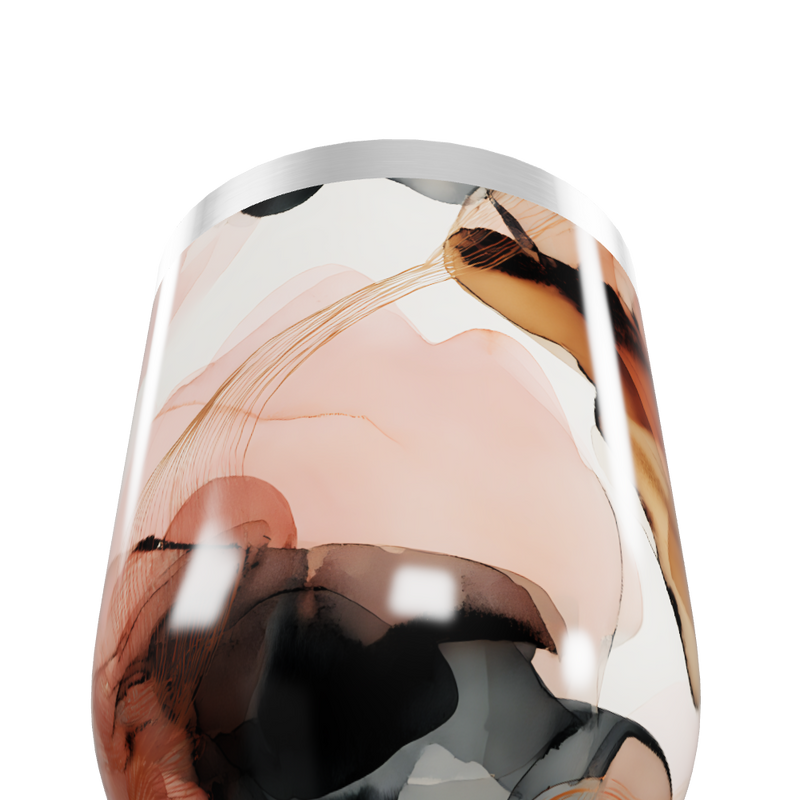 Copo Térmico Slim - Estampa Abstrata Colorida