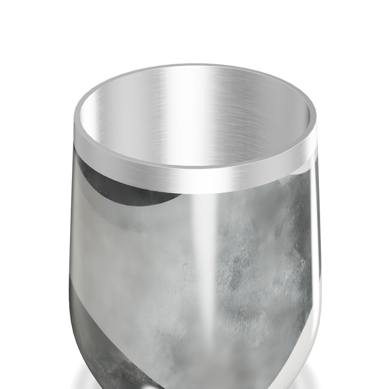 Copo Térmico Slim - Preto e Branco Aço Inox