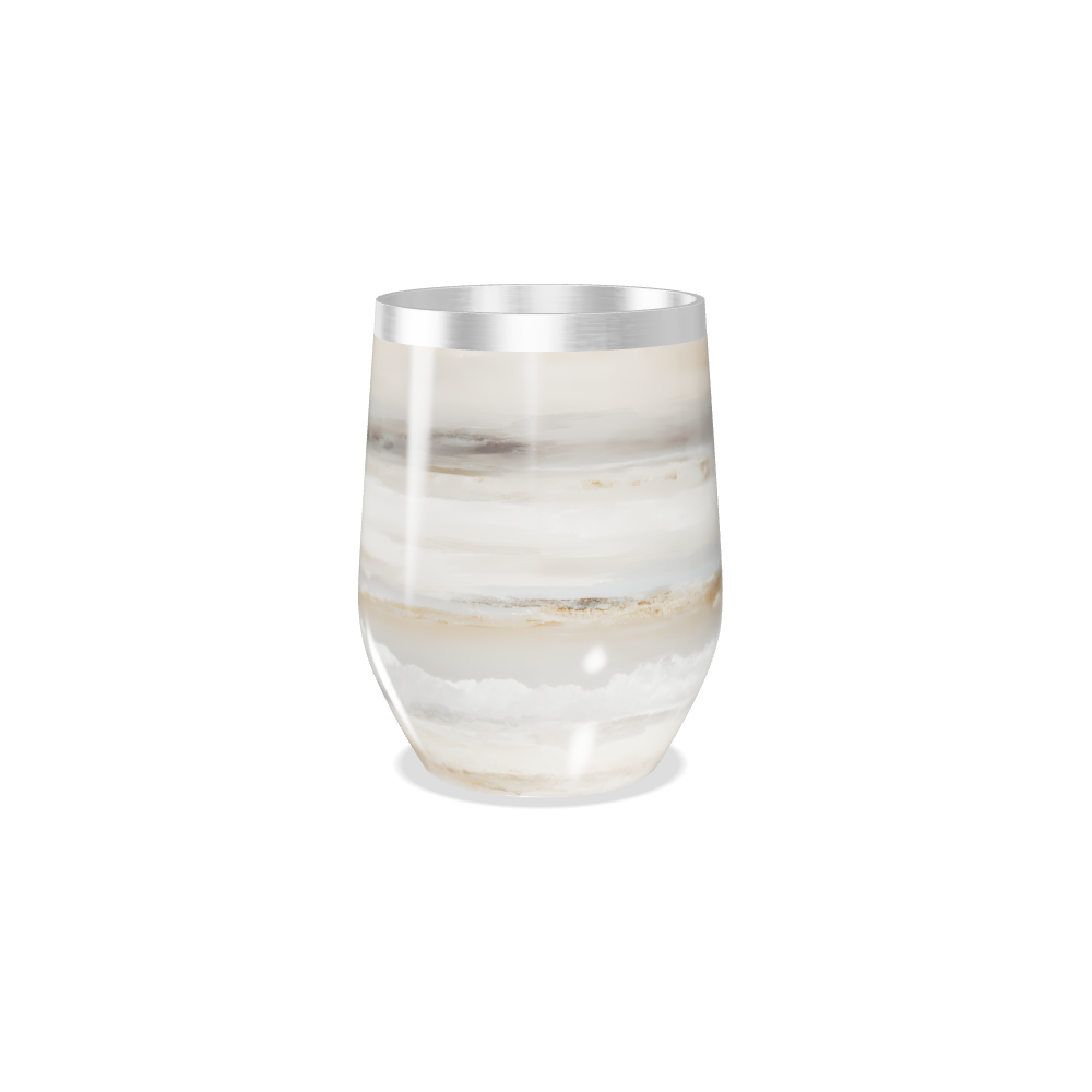 Copo Térmico Slim Mármore Aço Inox