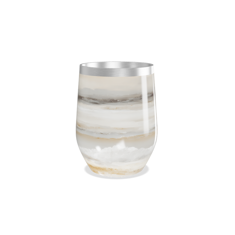 Copo Térmico Slim Mármore Aço Inox