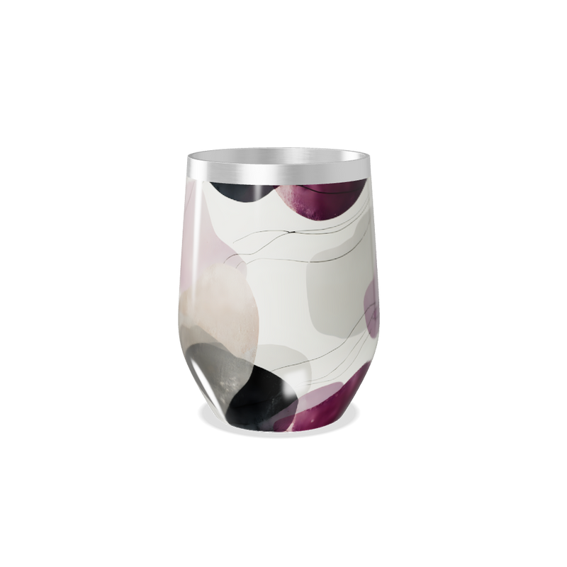 Copo Térmico Slim - Estampa Abstrata Colorida