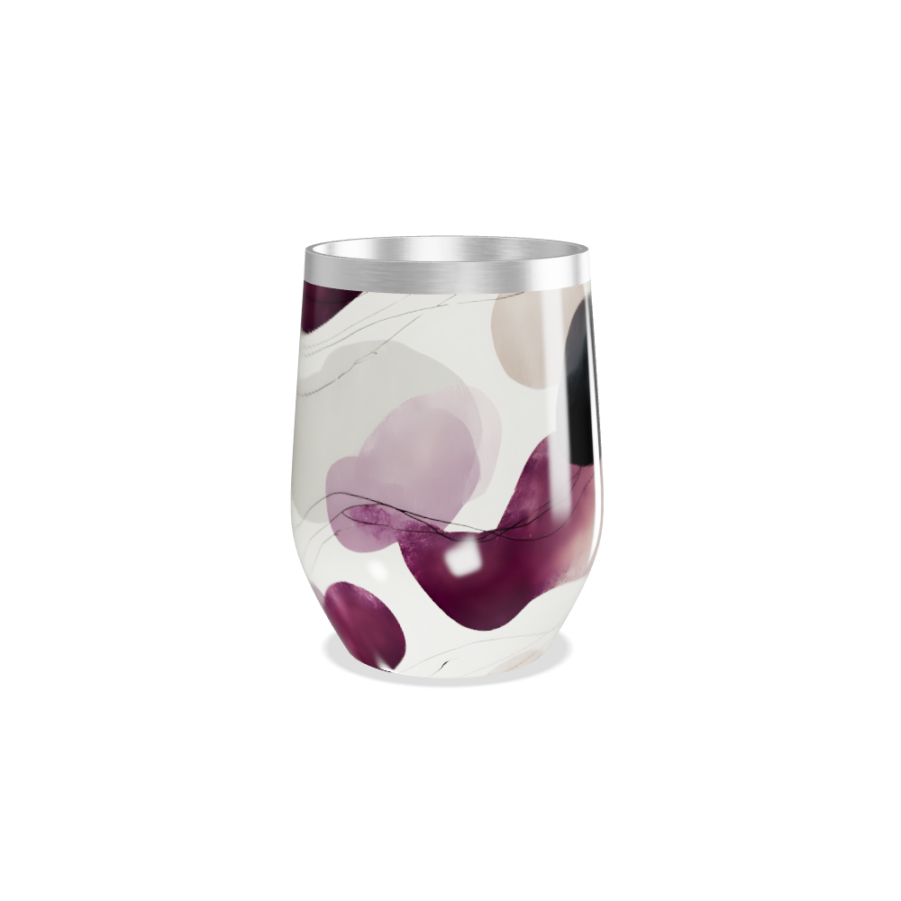 Copo Térmico Slim - Estampa Abstrata Colorida