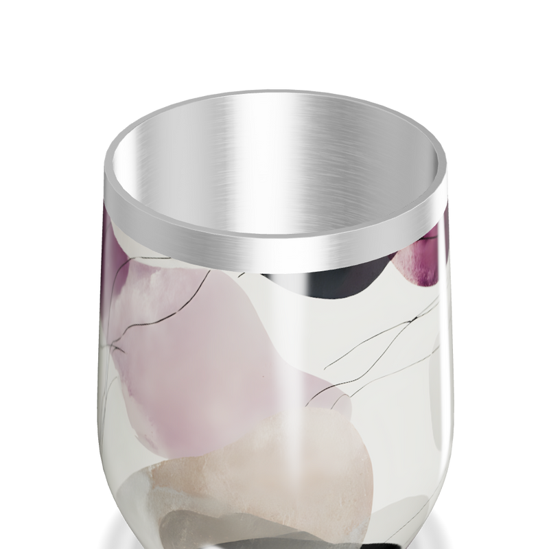 Copo Térmico Slim - Estampa Abstrata Colorida