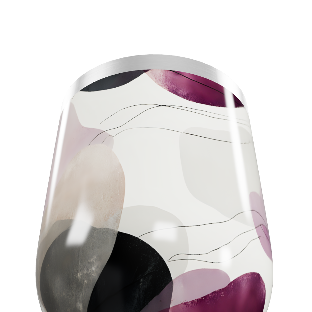 Copo Térmico Slim - Estampa Abstrata Colorida