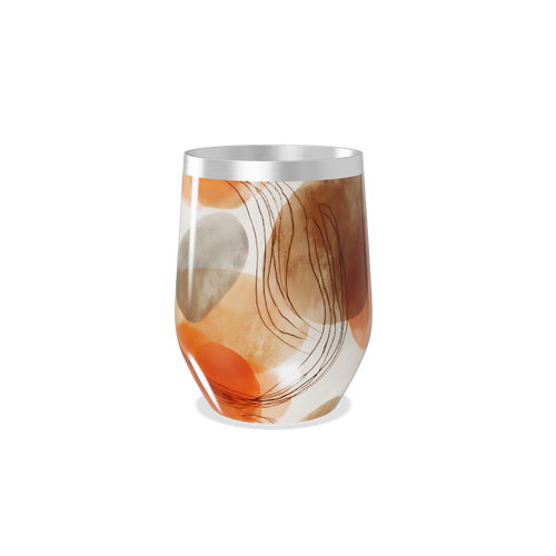 Copo Térmico Slim - Estampa Abstrata Colorida