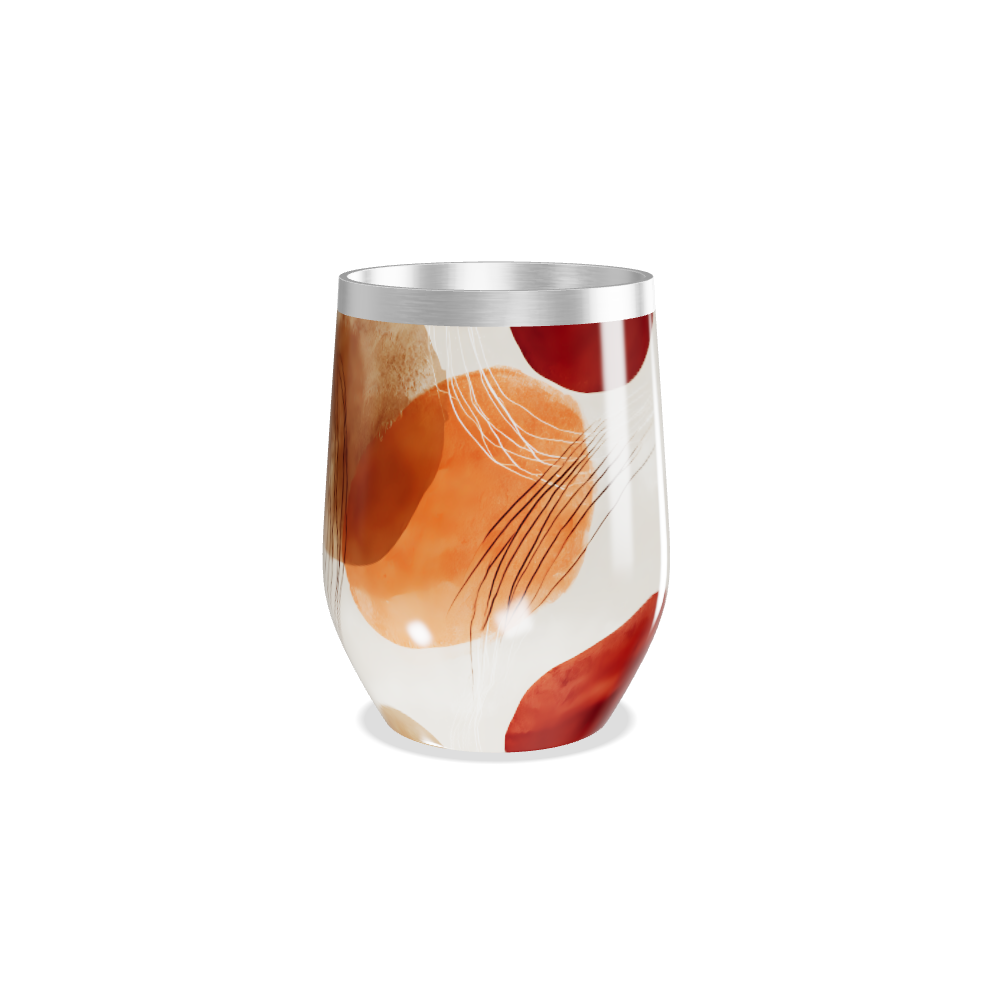 Copo Térmico Slim - Estampa Abstrata Colorida