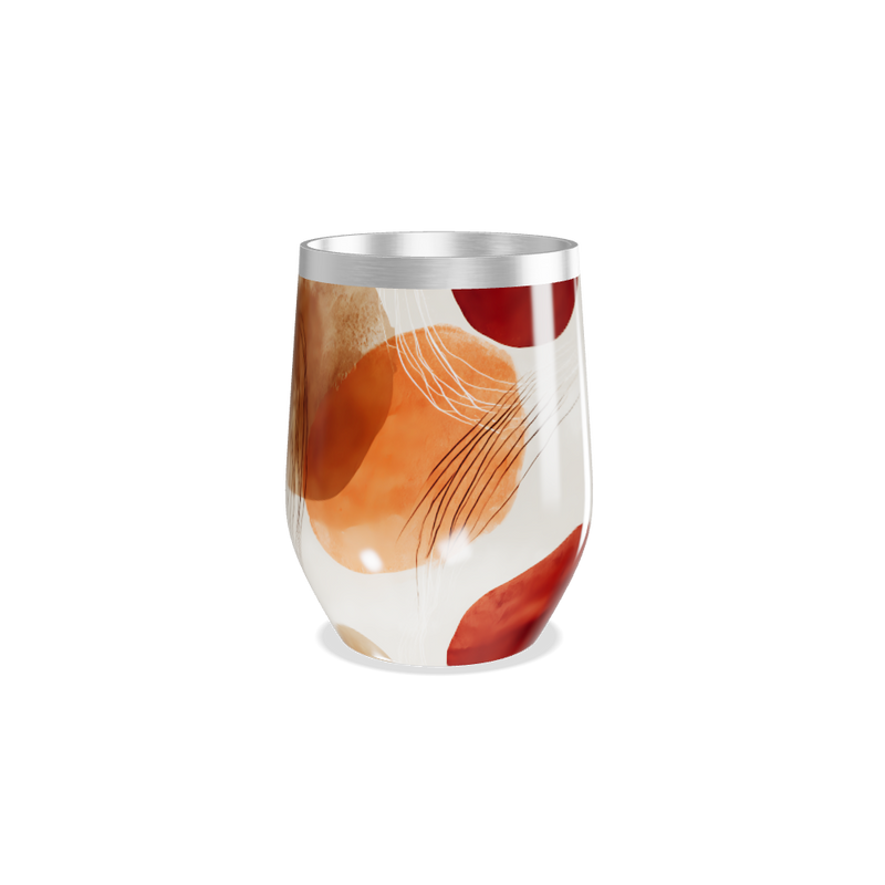 Copo Térmico Slim - Estampa Abstrata Colorida