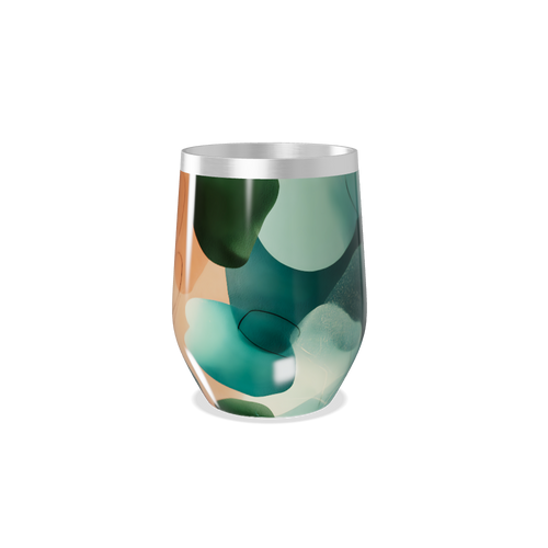 Copo Térmico Slim - Estampa Abstrata Colorida