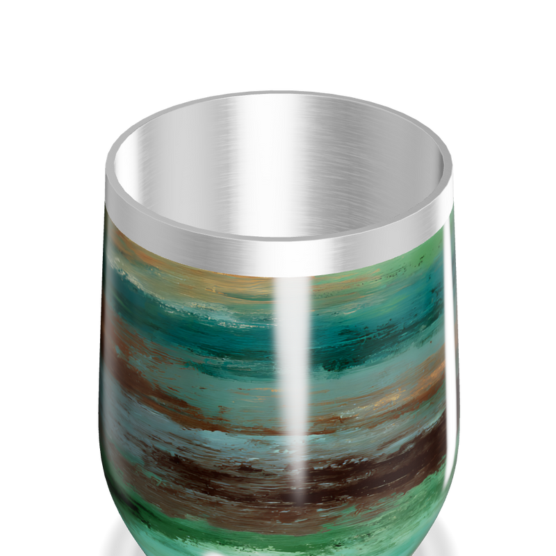 Copo Térmico Slim - Aço inox estampa colorida