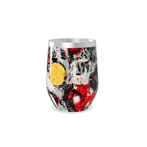 Copo Térmico Slim - Estampa Abstrata Colorida