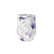 Copo Térmico Slim - Floral Roxo Aço Inox