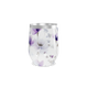 Copo Térmico Slim - Floral Roxo Aço Inox