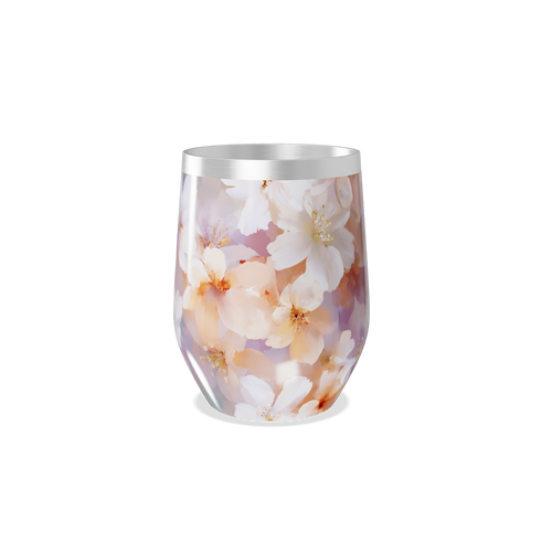 Copo Térmico Slim - Floral Aquarela