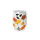 Copo Térmico Slim - Floral Laranja Aço Inox
