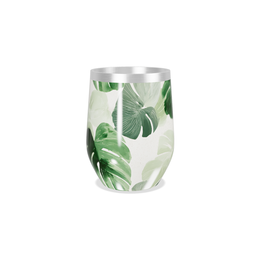 Copo Térmico Slim - Folhas Verdes