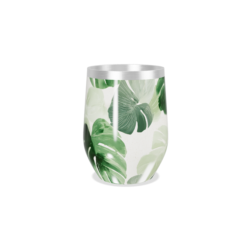 Copo Térmico Slim - Folhas Verdes