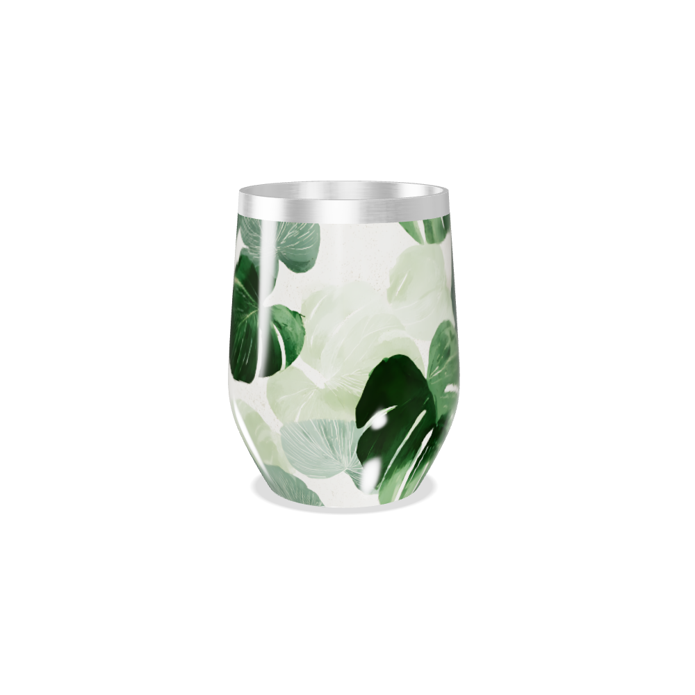 Copo Térmico Slim - Folhas Verdes