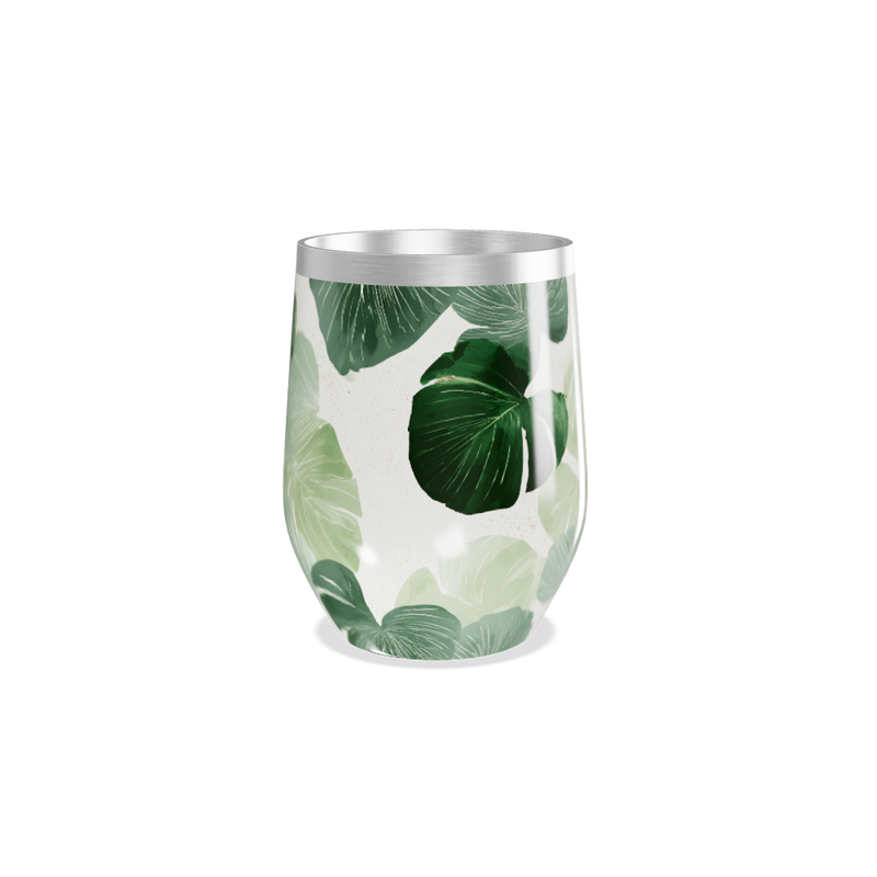 Copo Térmico Slim - Folhas Verdes