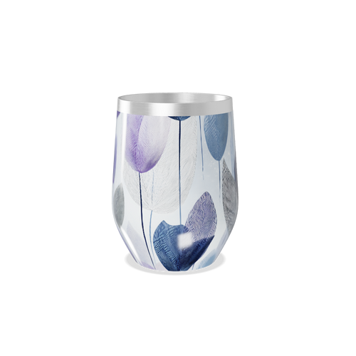 Copo Térmico Slim - Folhas Coloridas Aço Inox