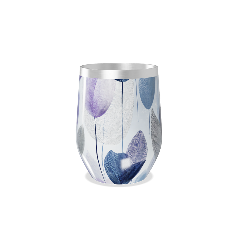 Copo Térmico Slim - Folhas Coloridas Aço Inox