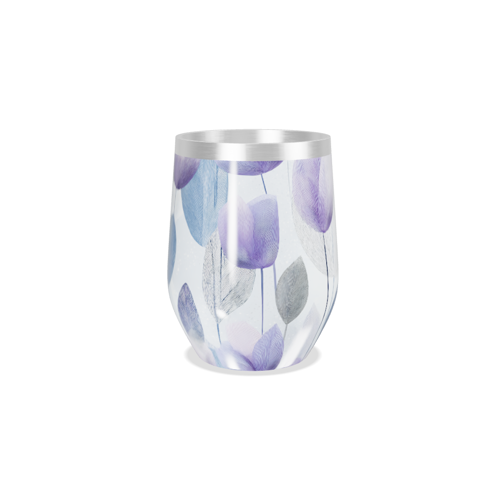 Copo Térmico Slim - Folhas Coloridas Aço Inox