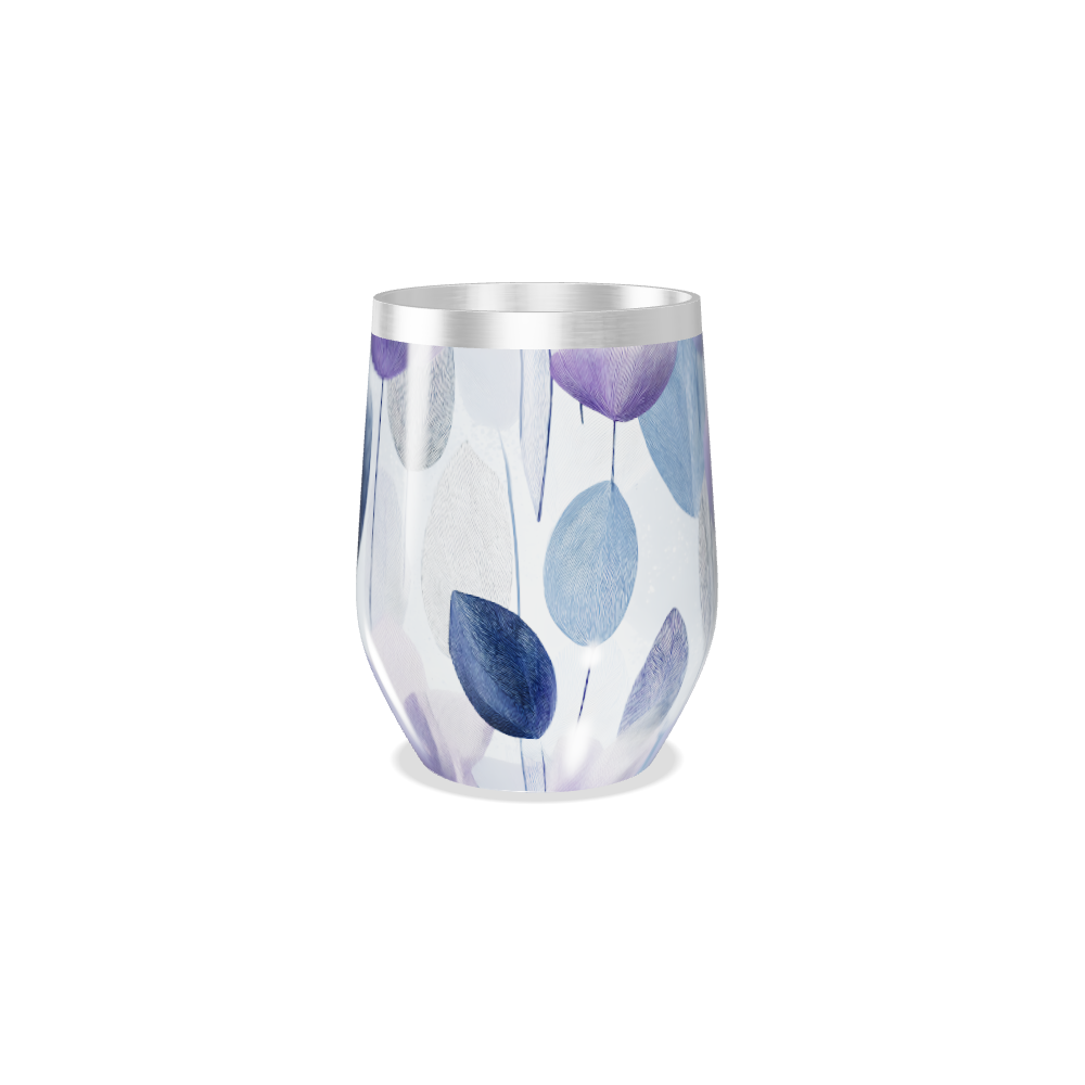 Copo Térmico Slim - Folhas Coloridas Aço Inox