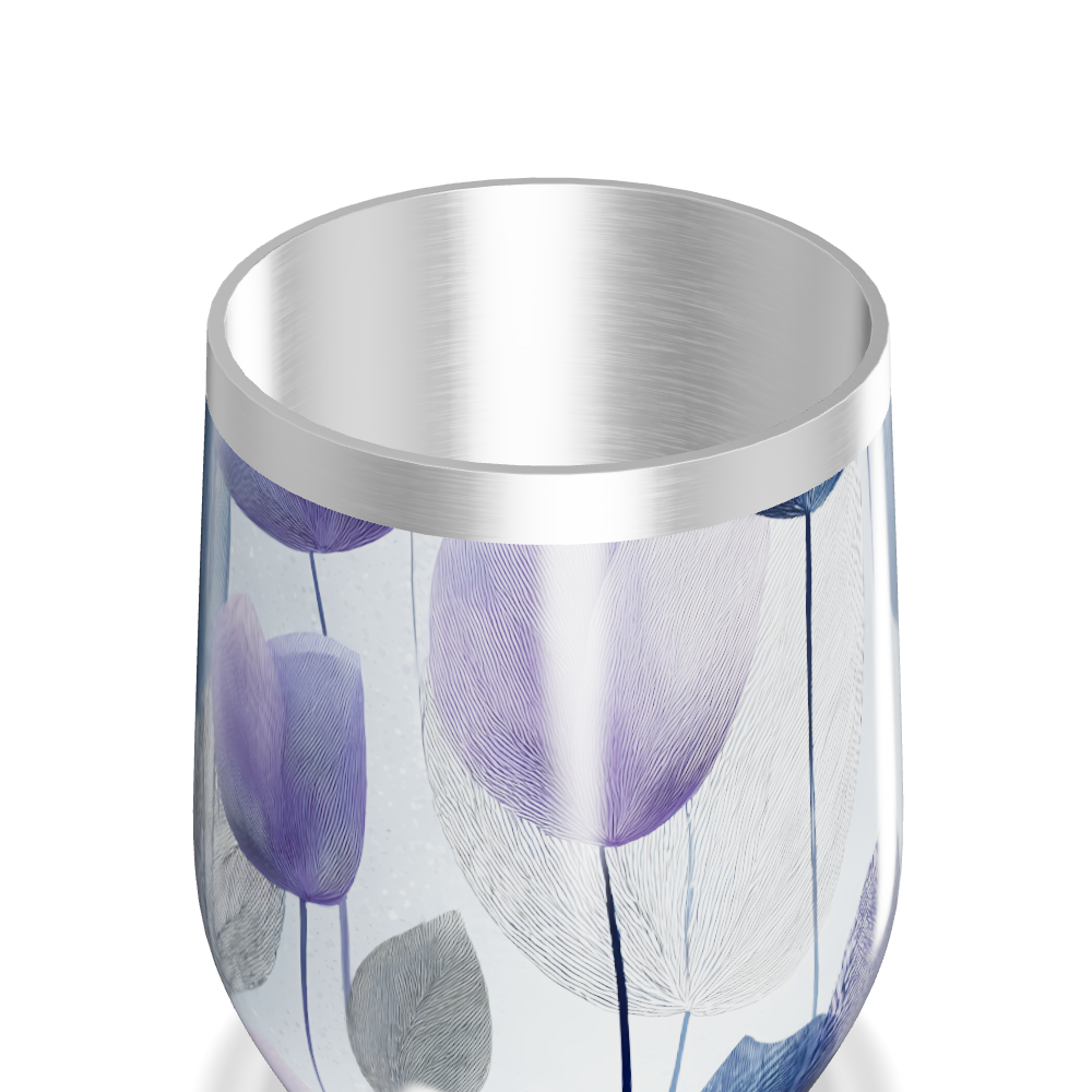 Copo Térmico Slim - Folhas Coloridas Aço Inox