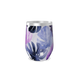 Copo Térmico Slim - Floral Roxo Aço Inox