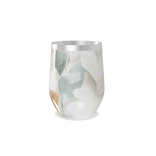 Copo Térmico Slim - Folhas Coloridas Inox